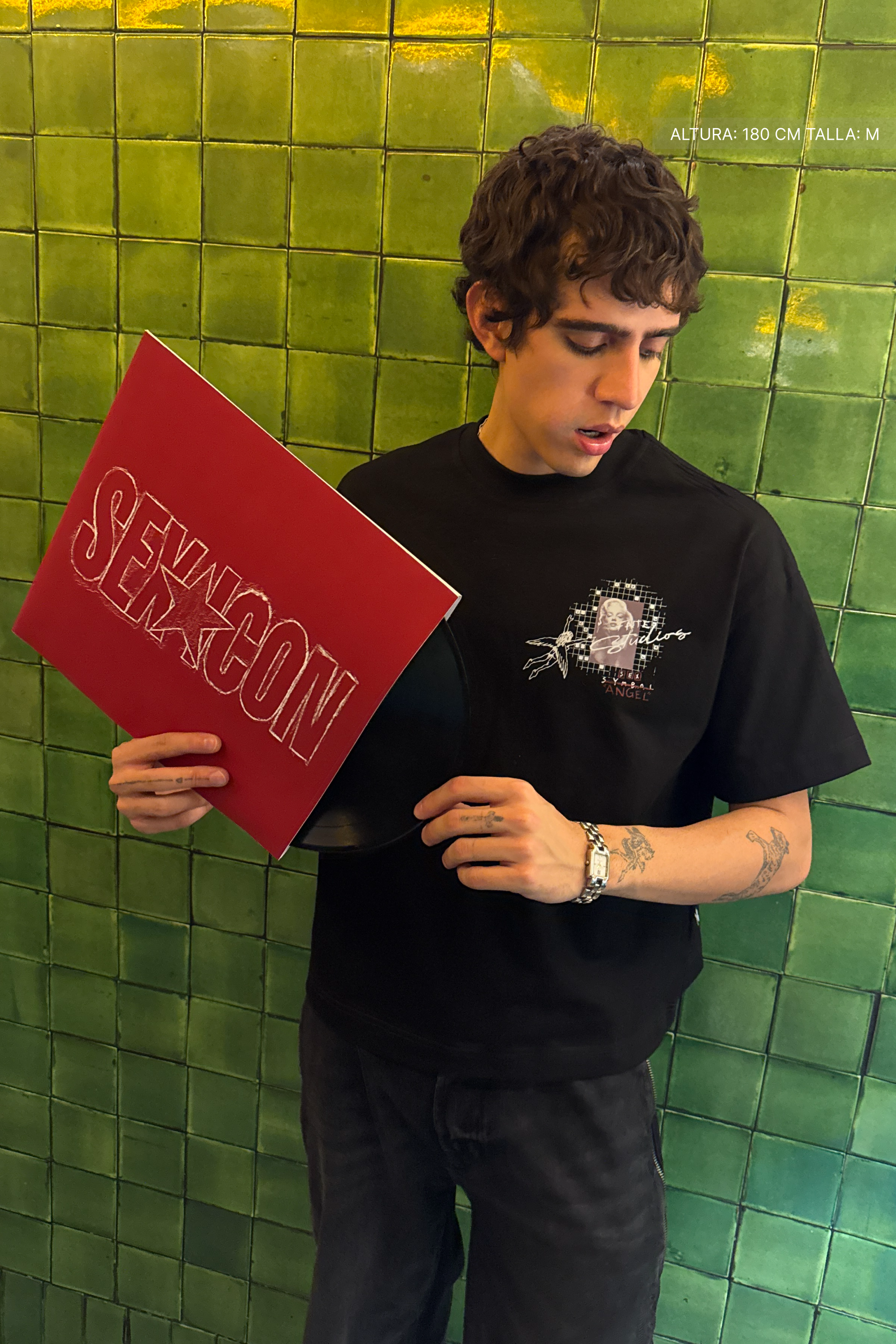 Sex Angel Tee Black