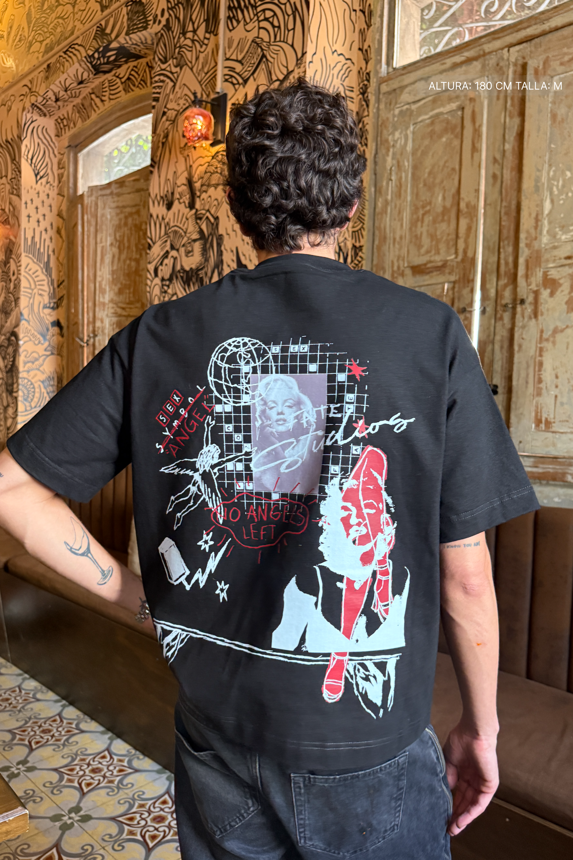 Sex Angel Tee Black