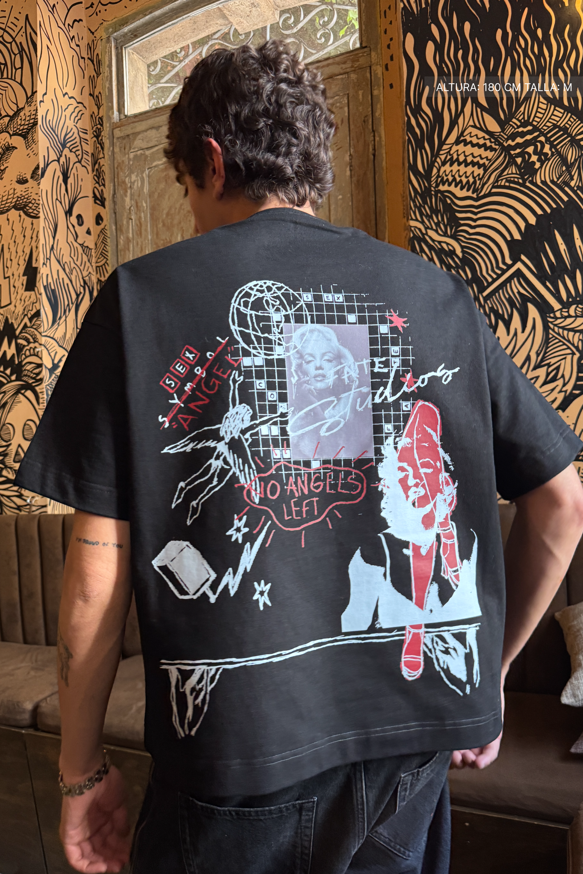 Sex Angel Tee Black
