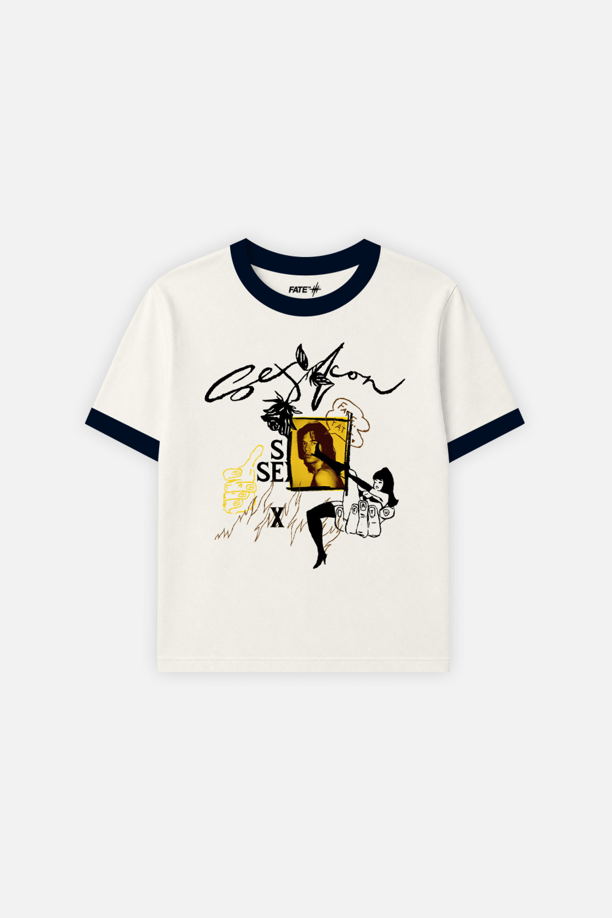 Sex Symbol Muscle Tee Ivory