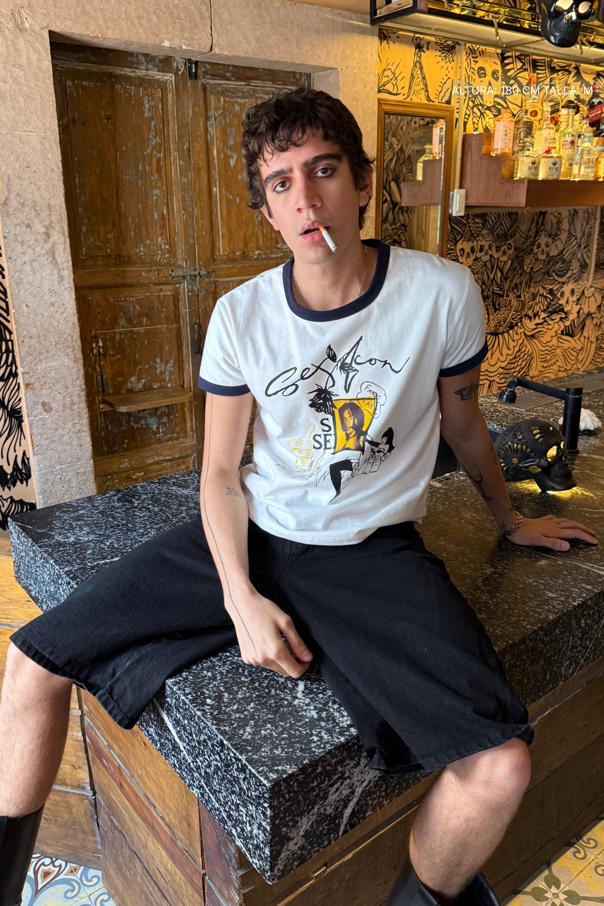Sex Symbol Muscle Tee Ivory