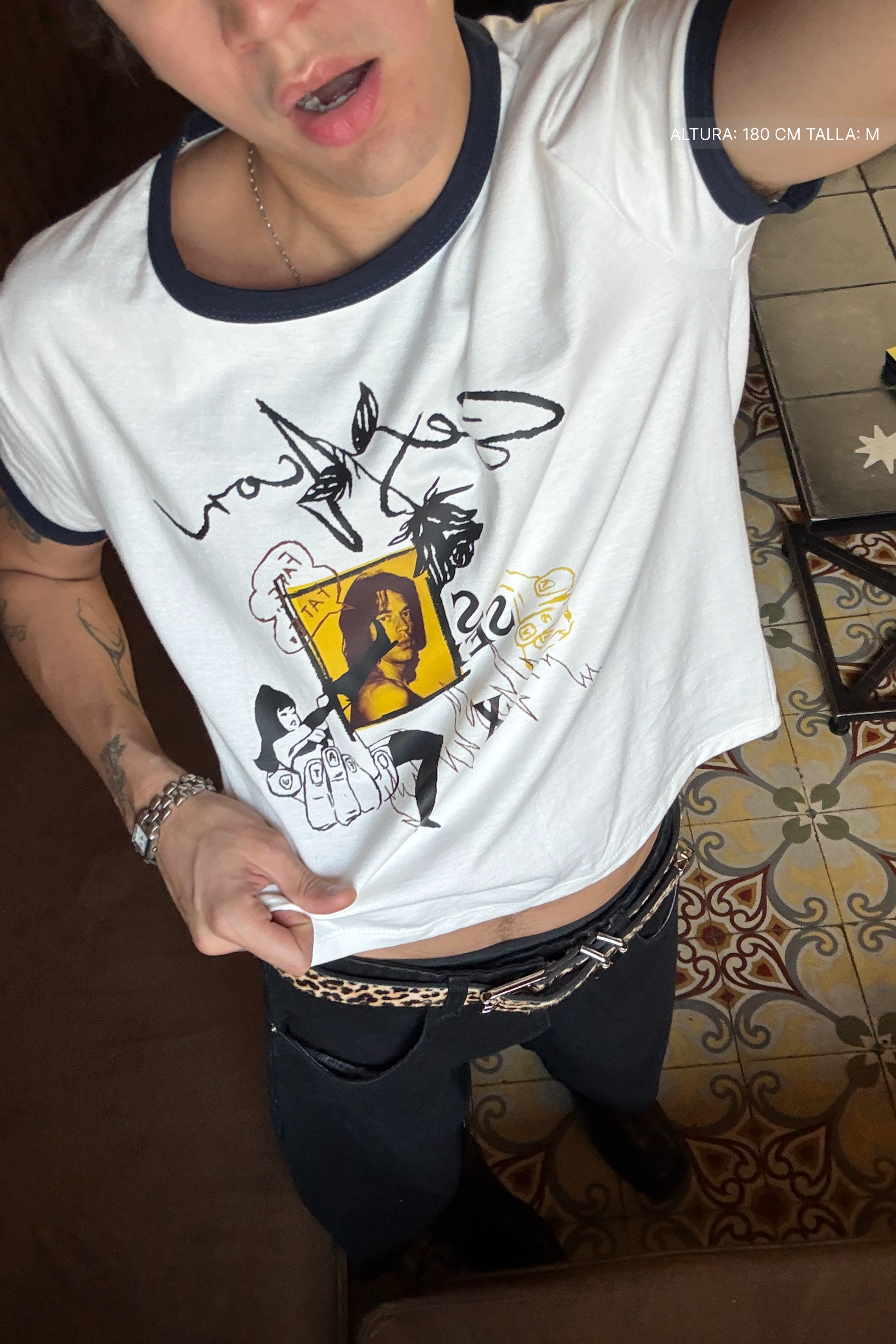 Sex Symbol Muscle Tee Ivory