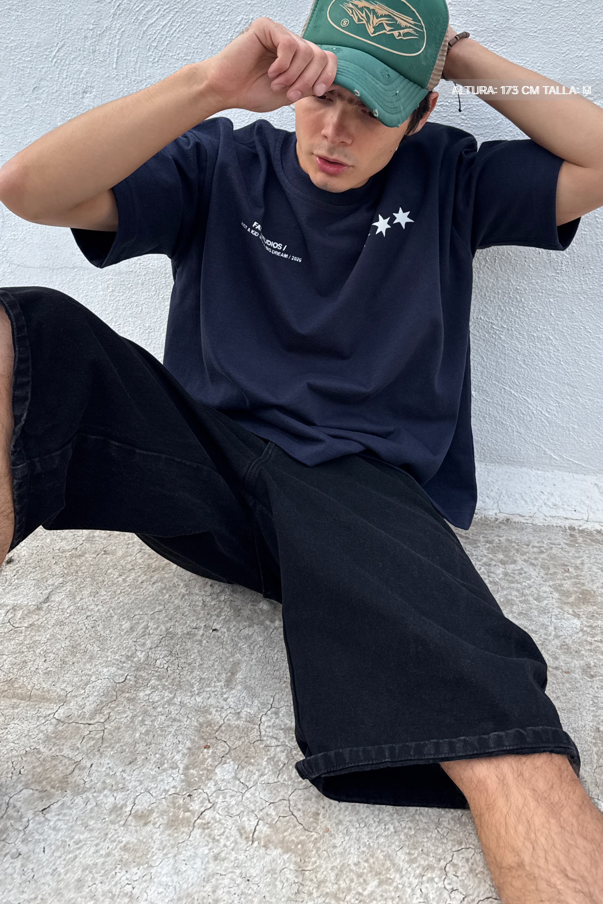 Local Super Star Tee Navy Blue