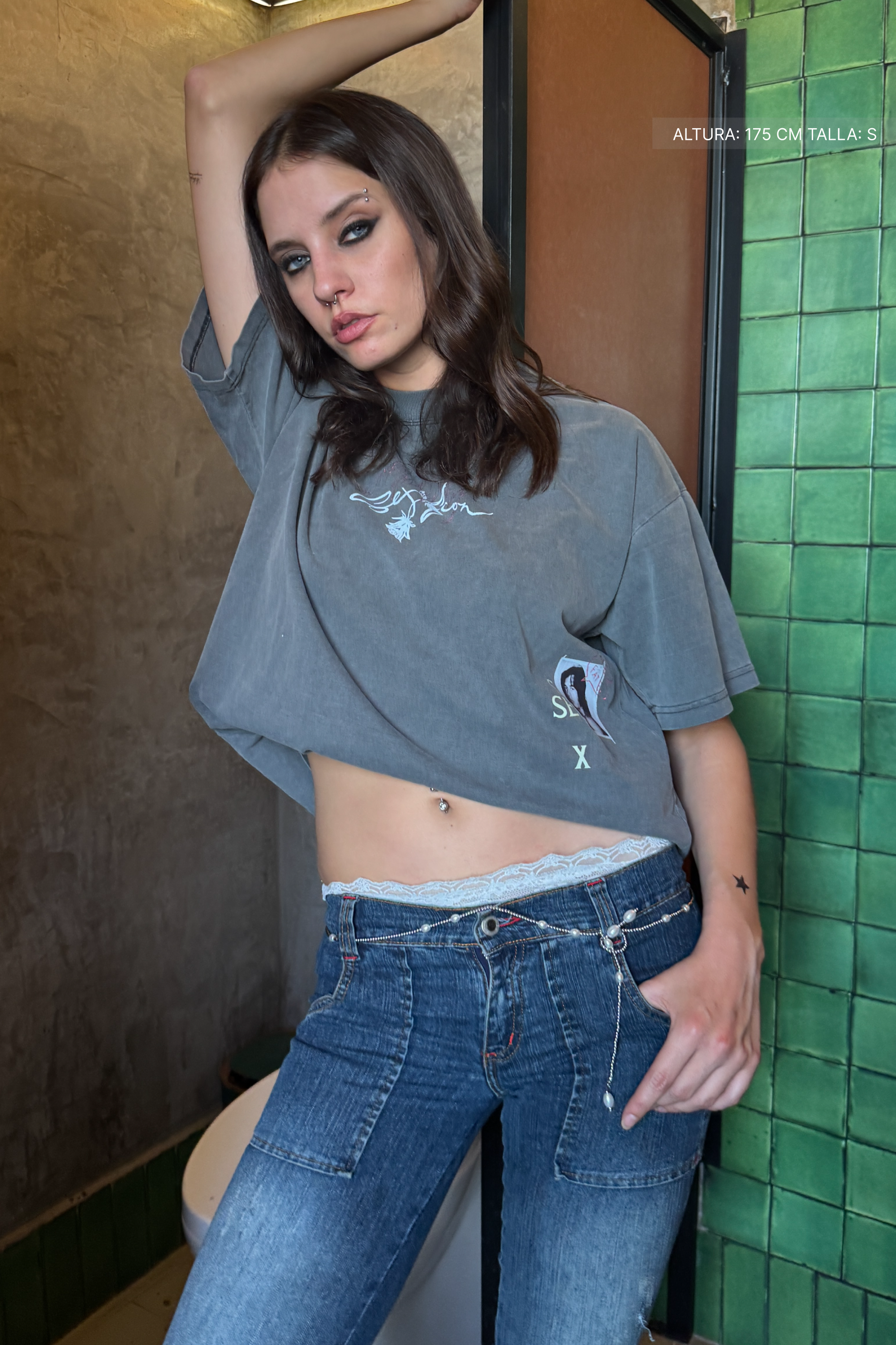 Sex Symbol Tee Washed Grey