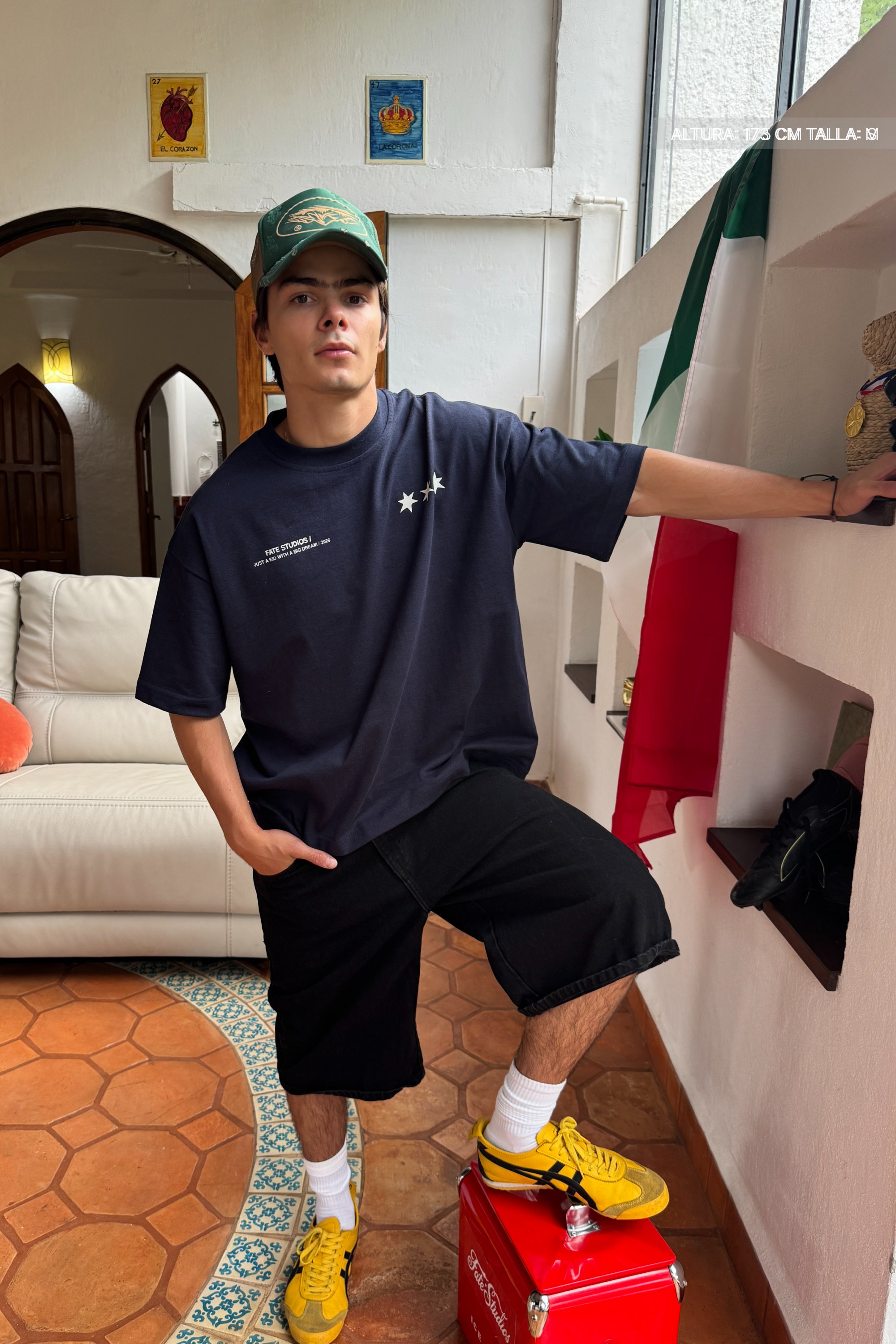 Local Super Star Tee Navy Blue