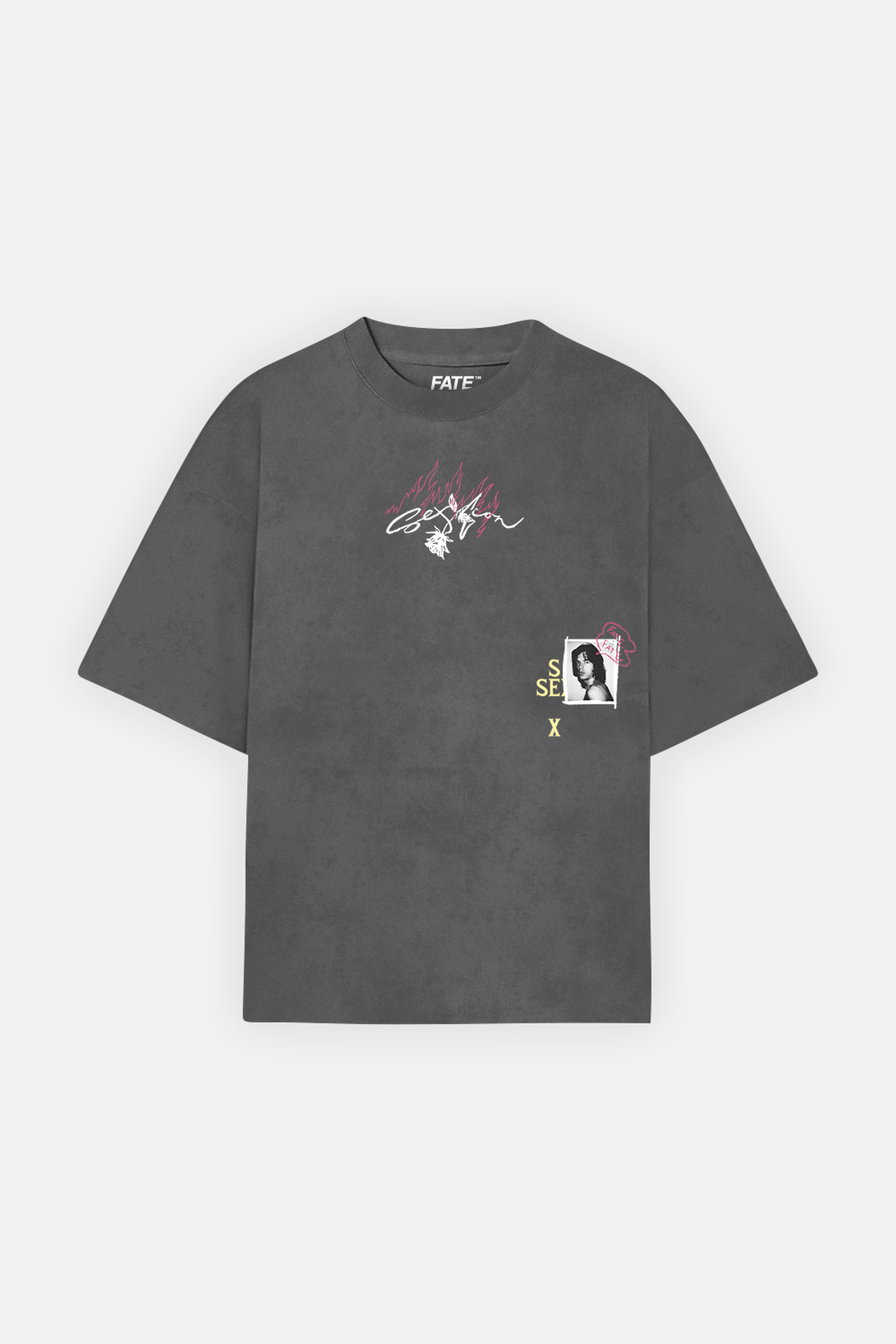 Sex Symbol Tee Washed Grey