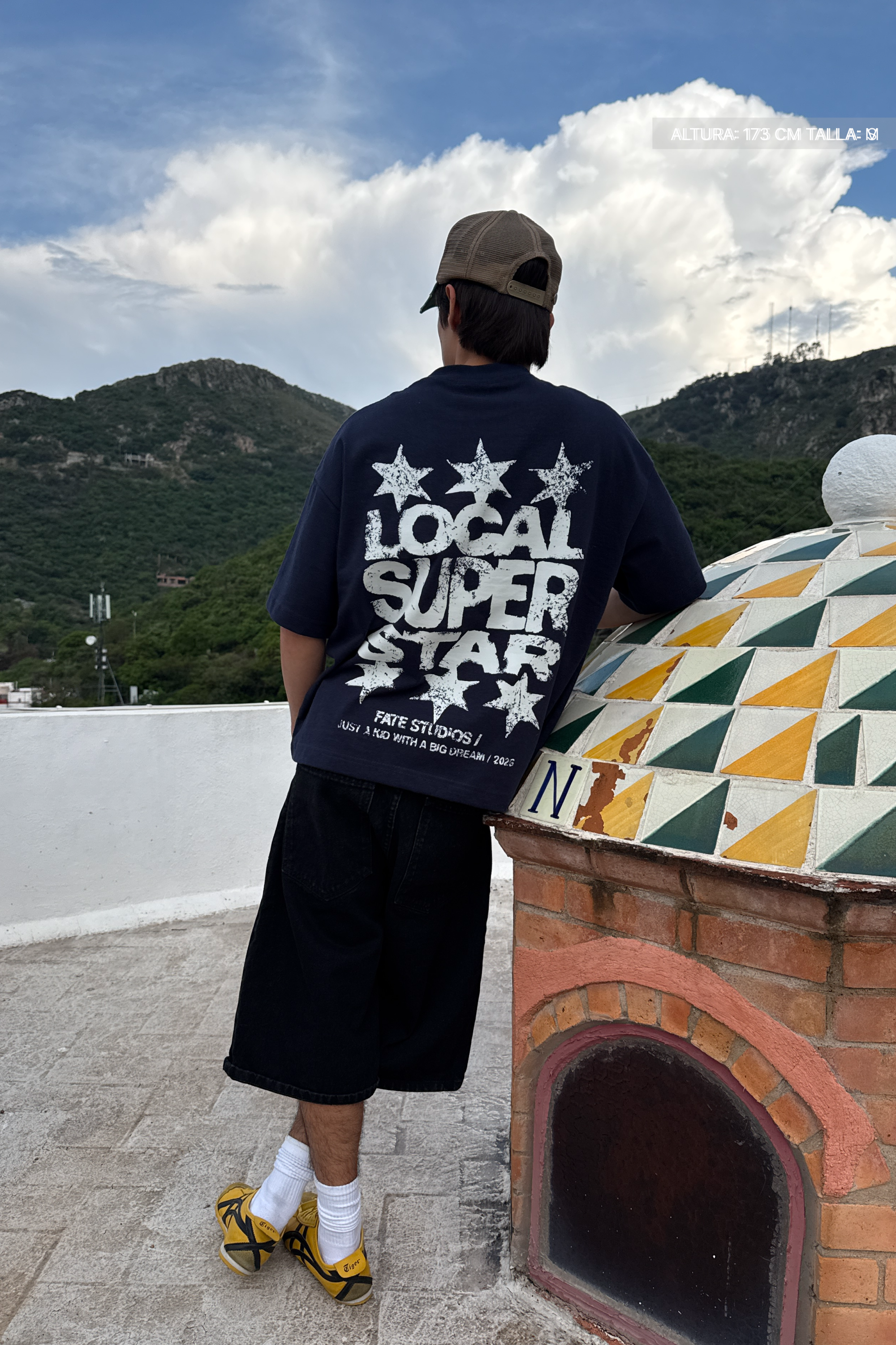 Local Super Star Tee Navy Blue