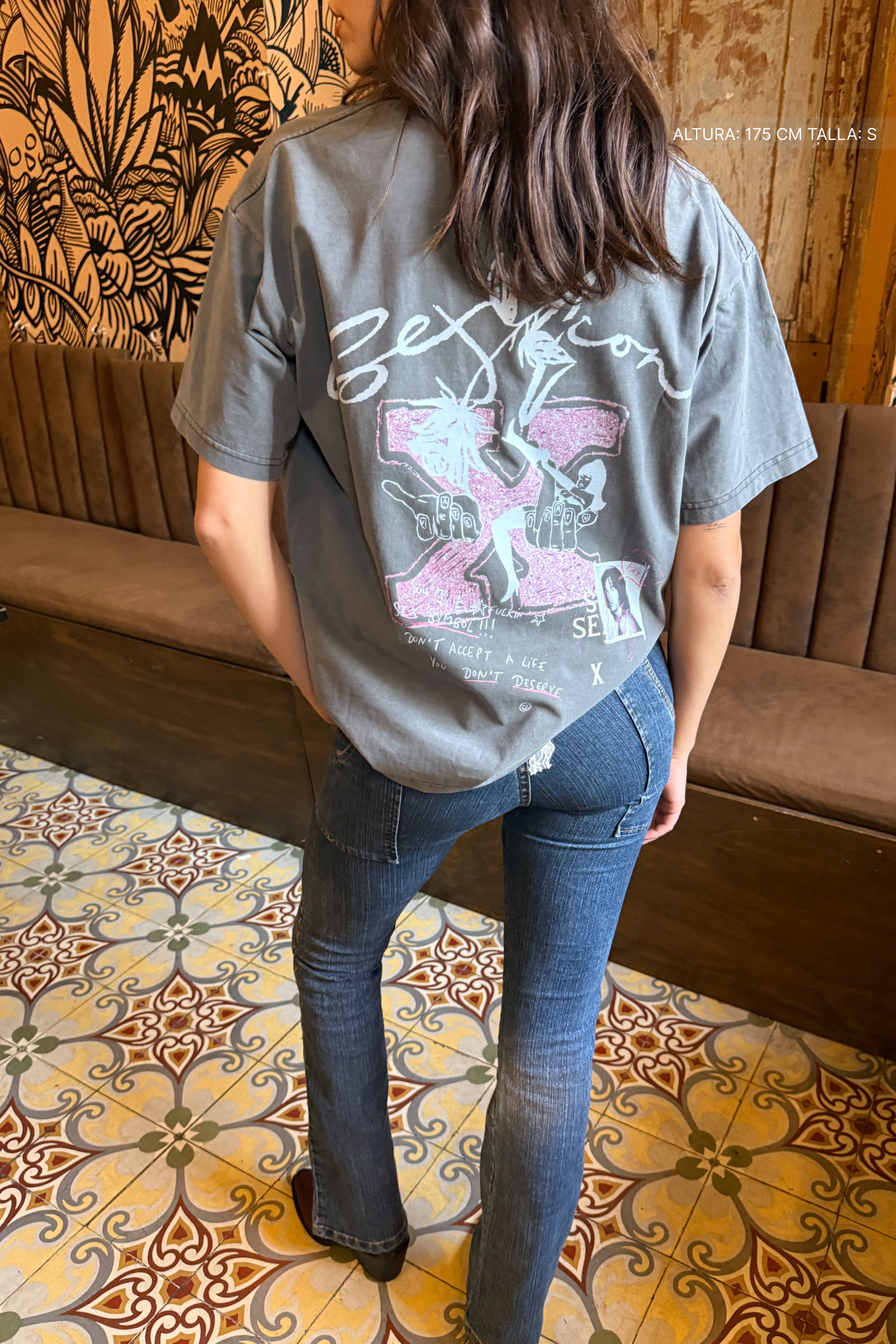 Sex Symbol Tee Washed Grey