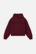 Signature Patch Hoodie Burgundy