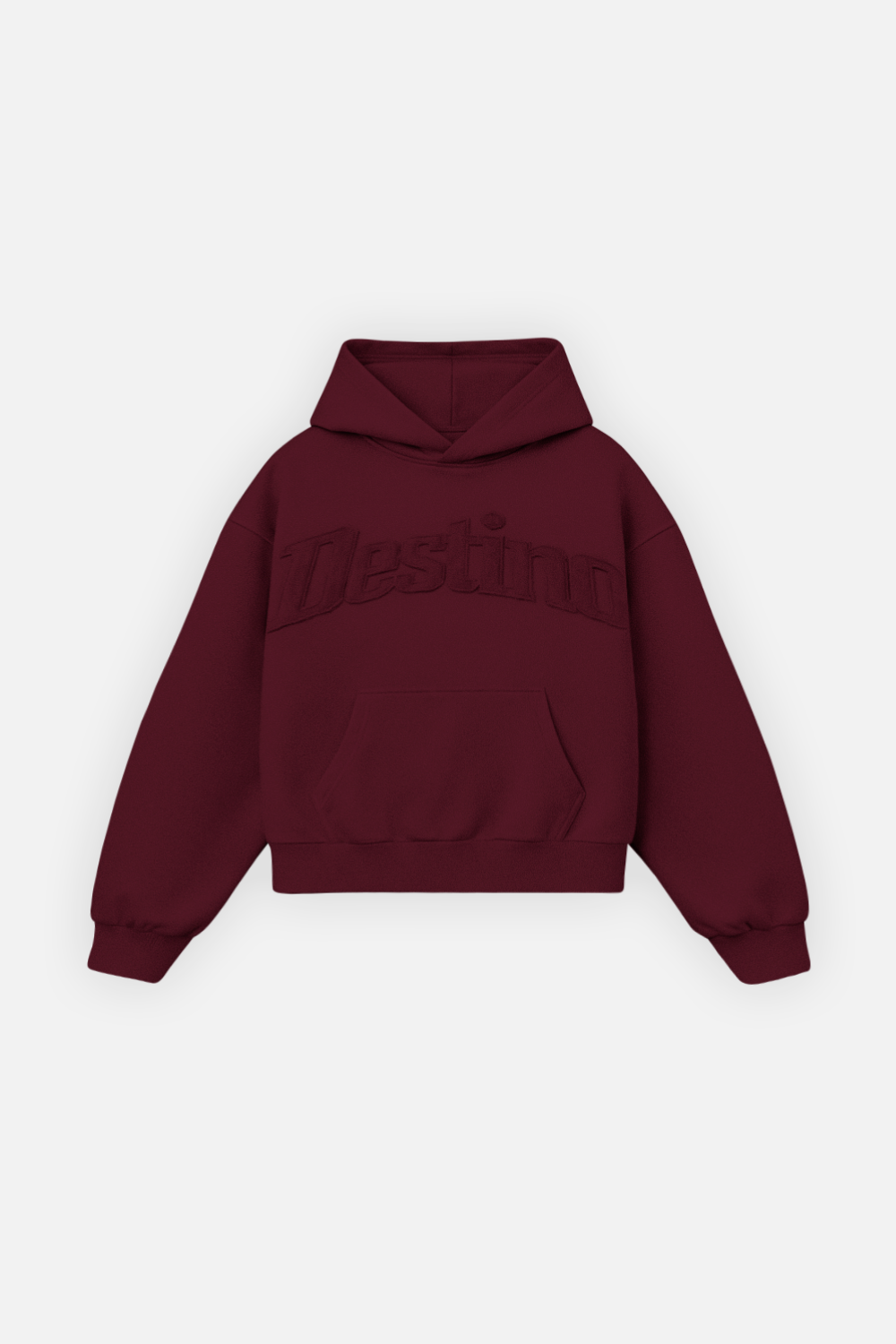 Signature Patch Hoodie Burgundy