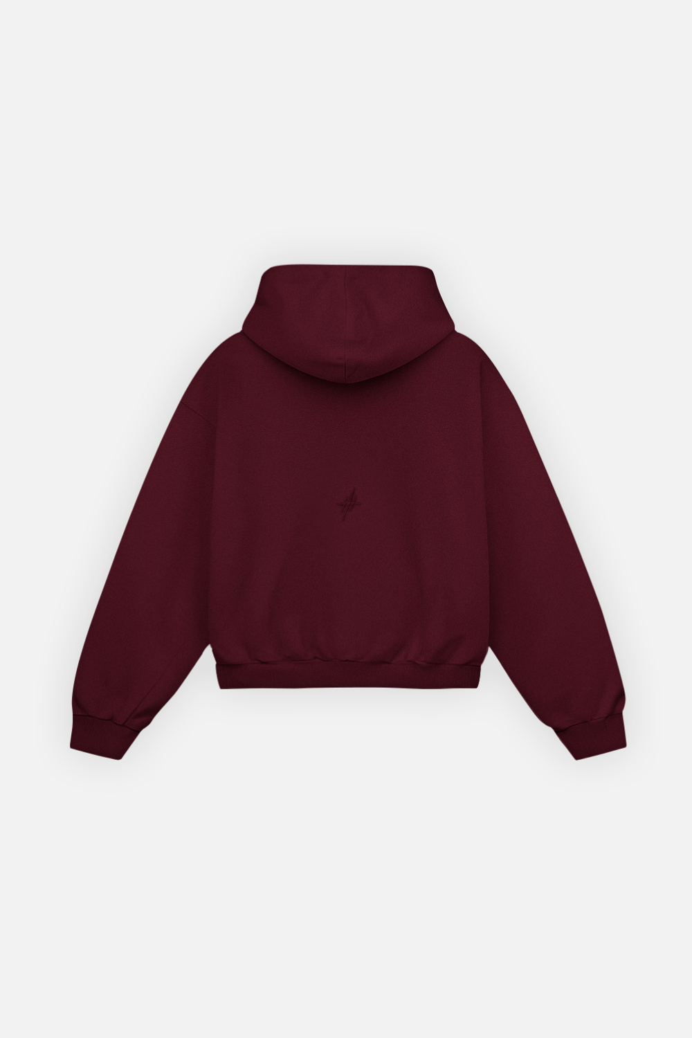 Signature Patch Hoodie Burgundy