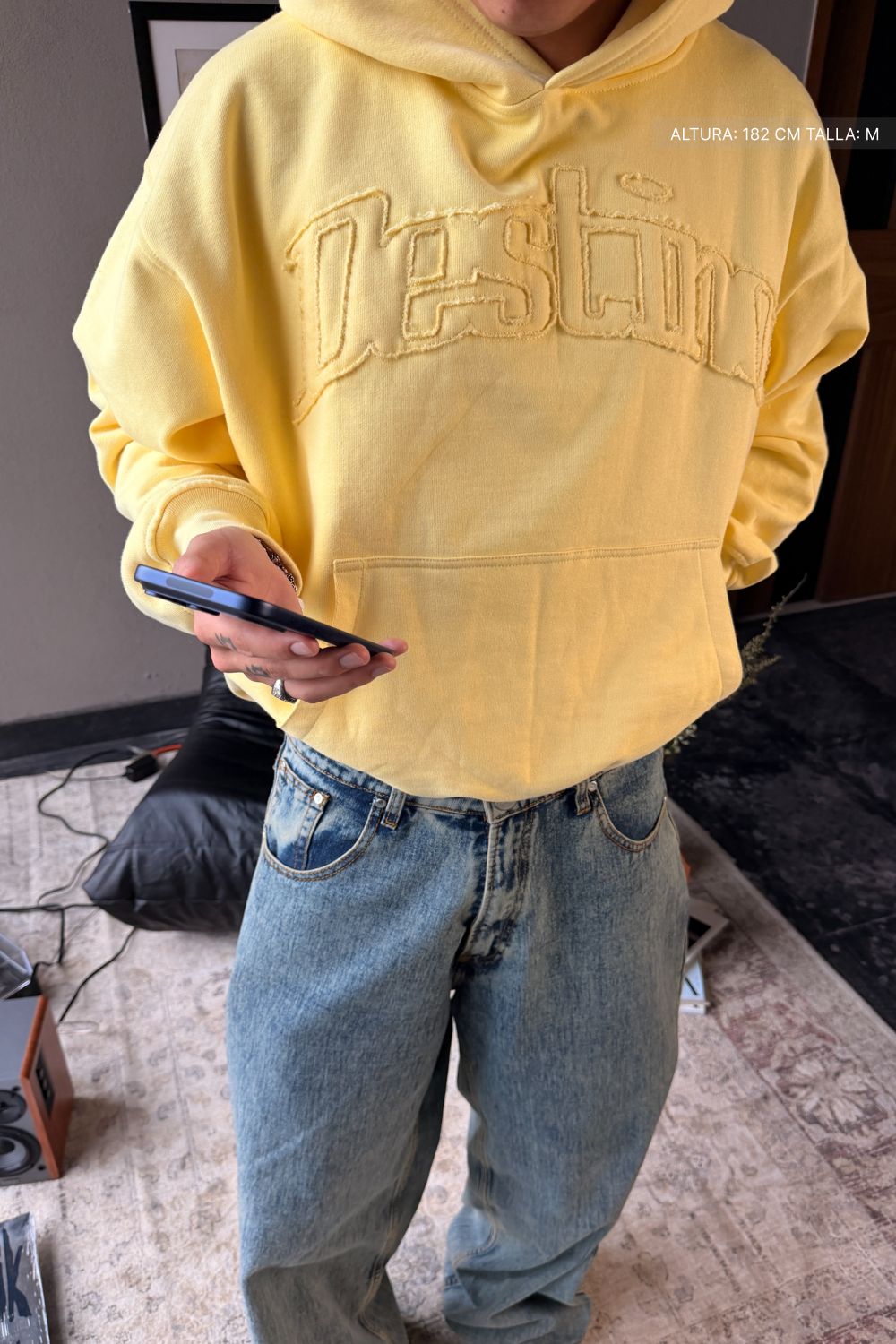 Signature Patch Hoodie Canary Yellow