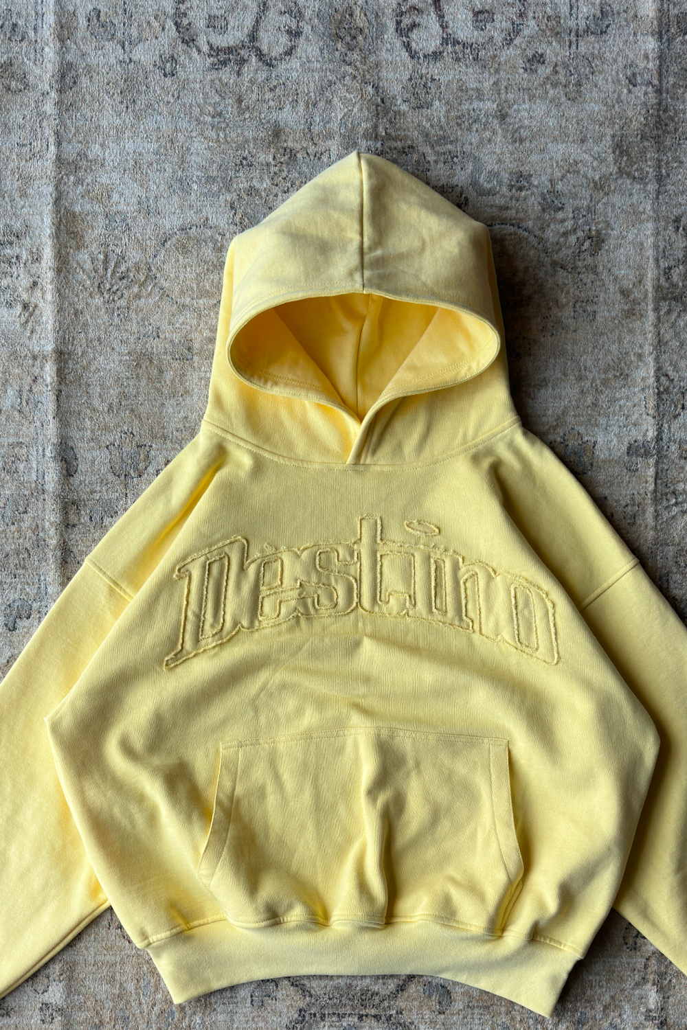 Signature Patch Hoodie Canary Yellow