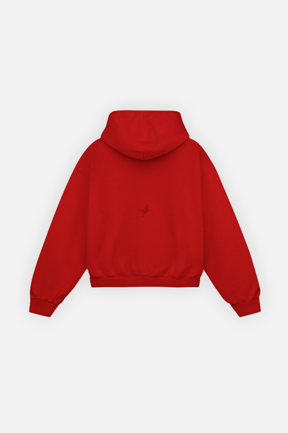 Signature Patch Hoodie Cherry Red