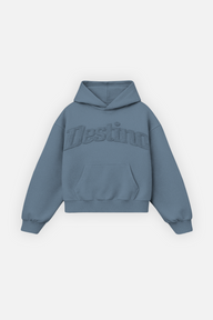 Signature Patch Hoodie Iron Blue