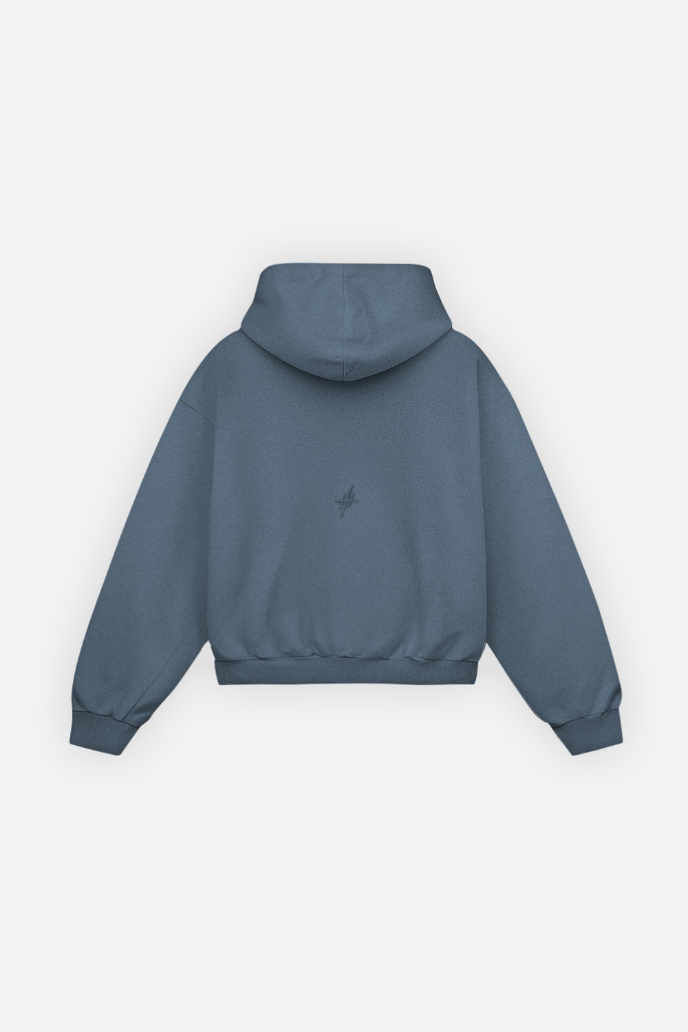Signature Patch Hoodie Iron Blue