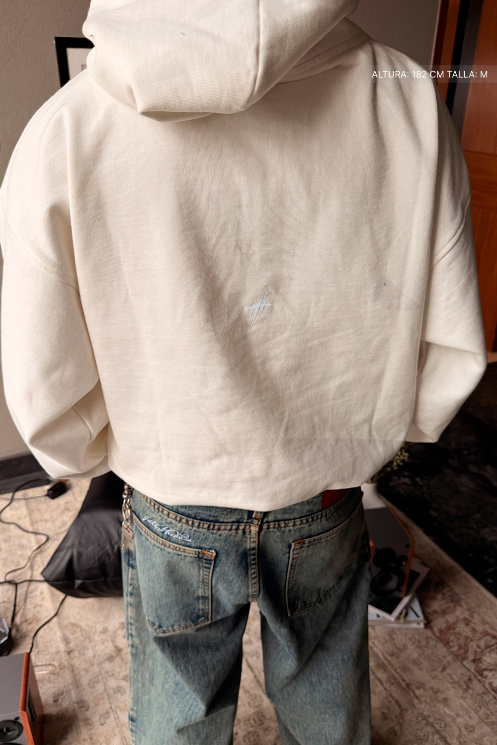 Signature Patch Hoodie Ivory