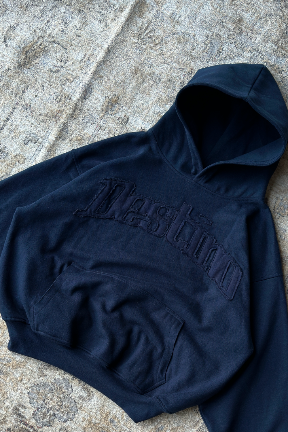 Signature Patch Hoodie Midnight Blue