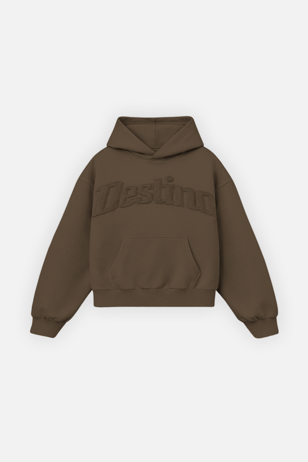 Signature Patch Hoodie Mocha Brown