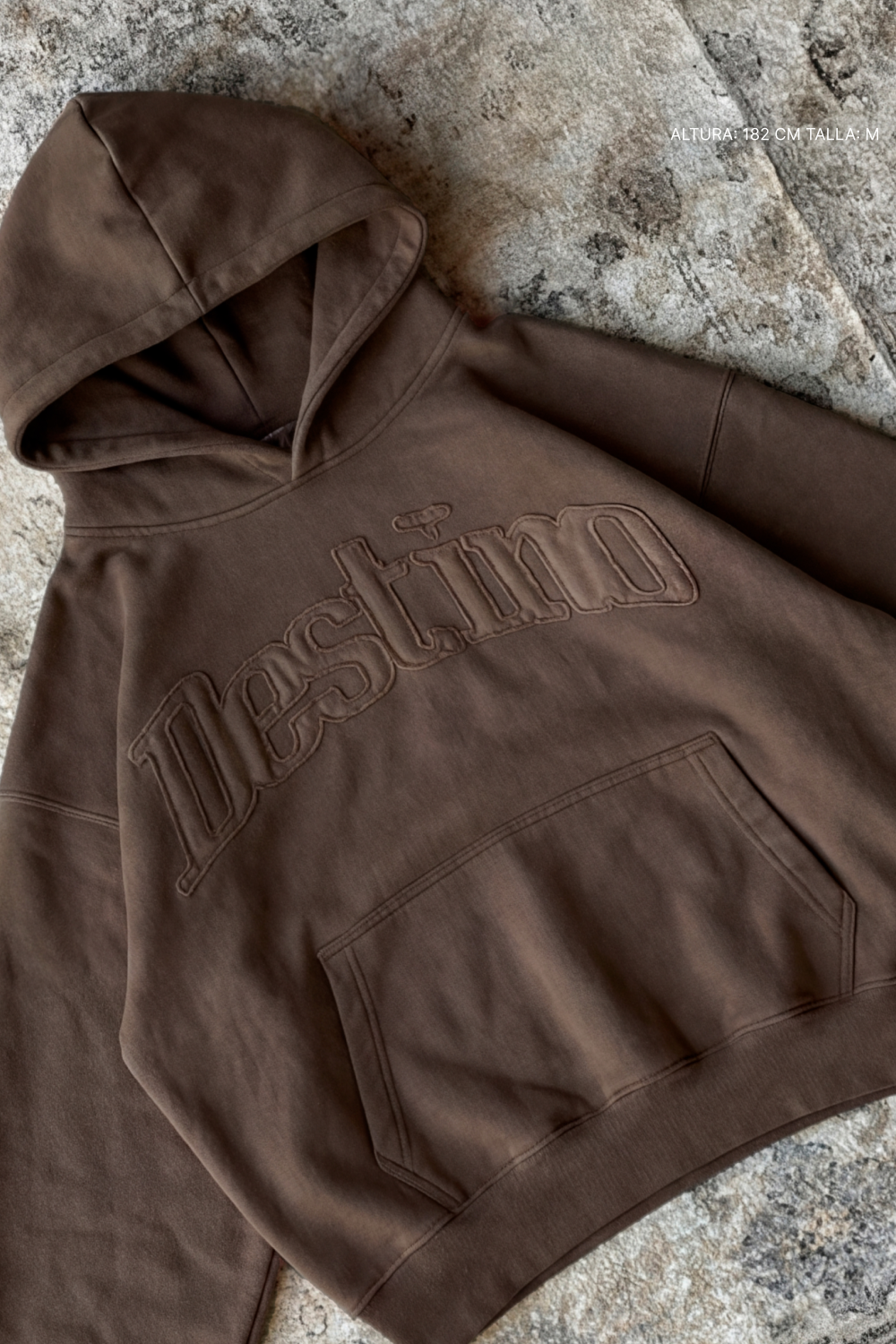 Signature Patch Hoodie Mocha Brown