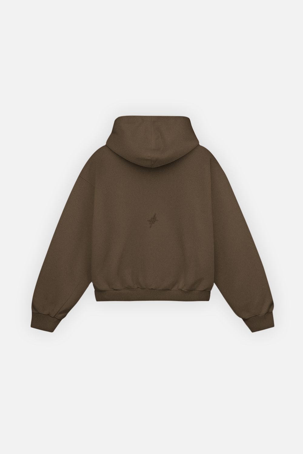 Signature Patch Hoodie Mocha Brown