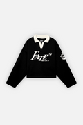 Spending My Money Longsleeve Polo Black
