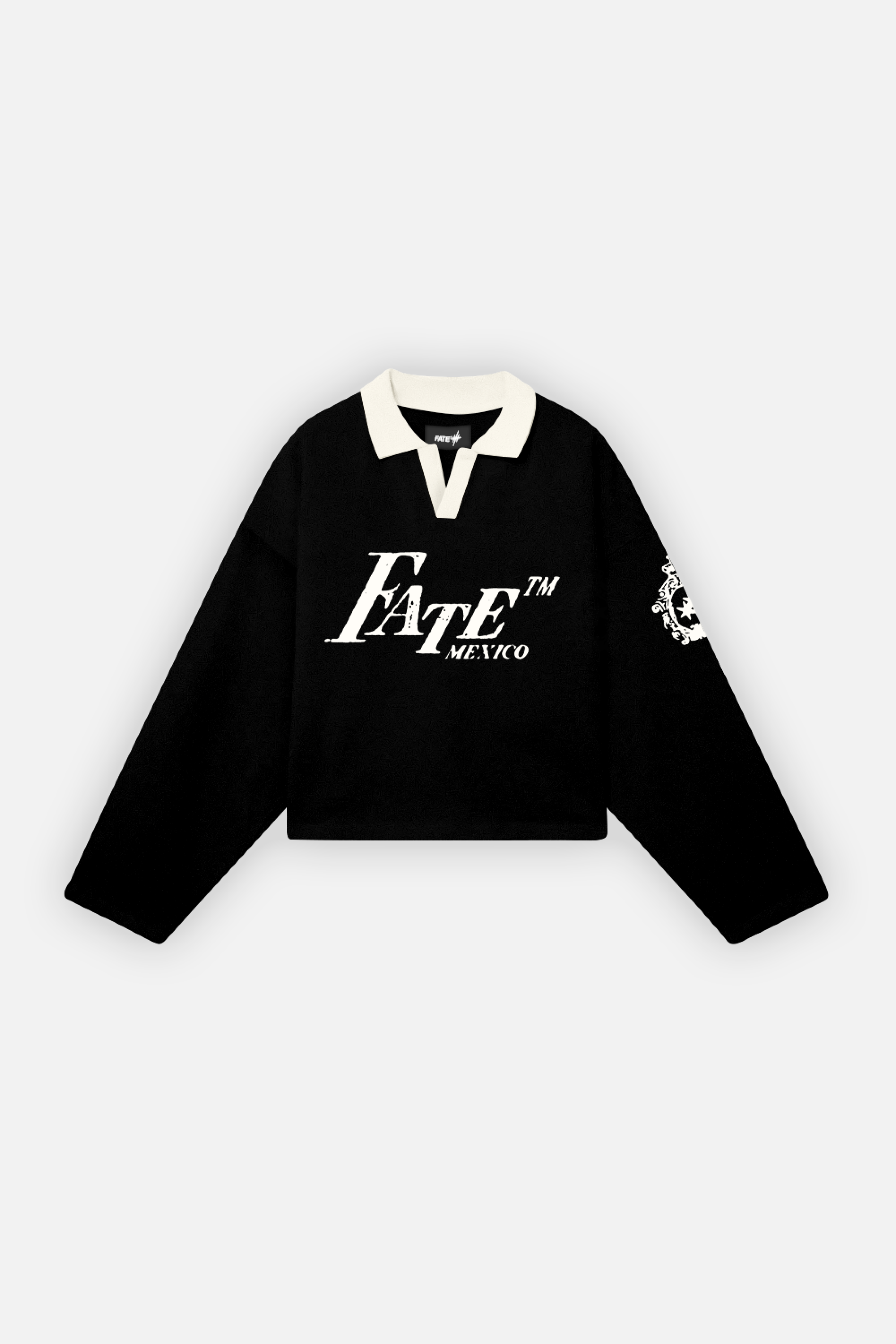 Spending My Money Longsleeve Polo Black