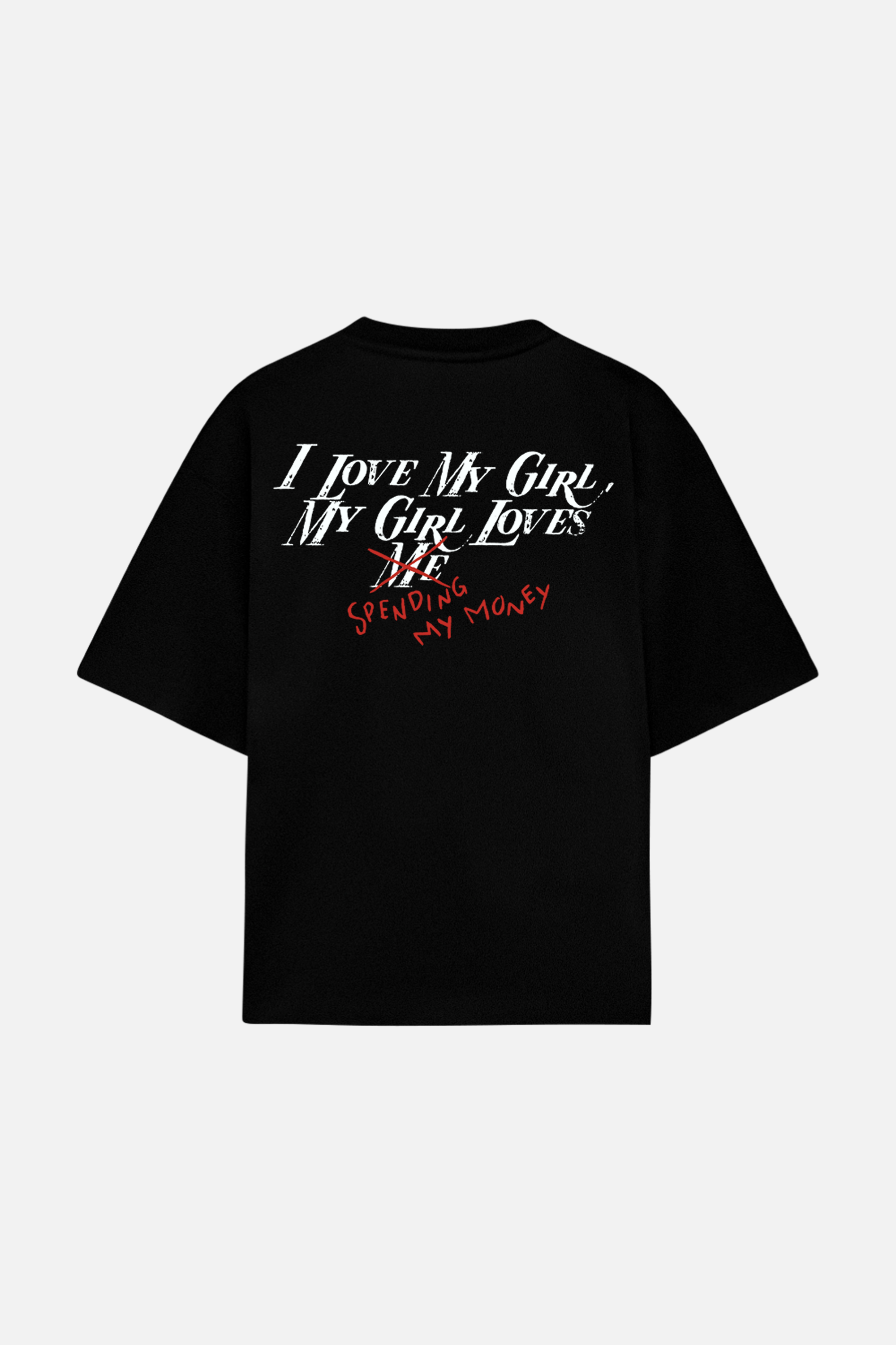 Spending My Money Tee Black