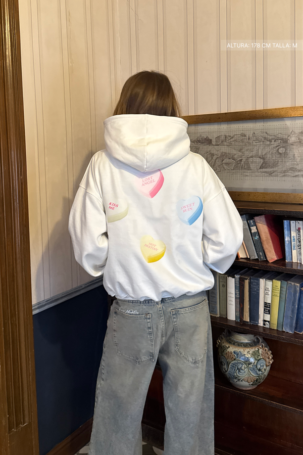Sweet Pills Hoodie Ivory