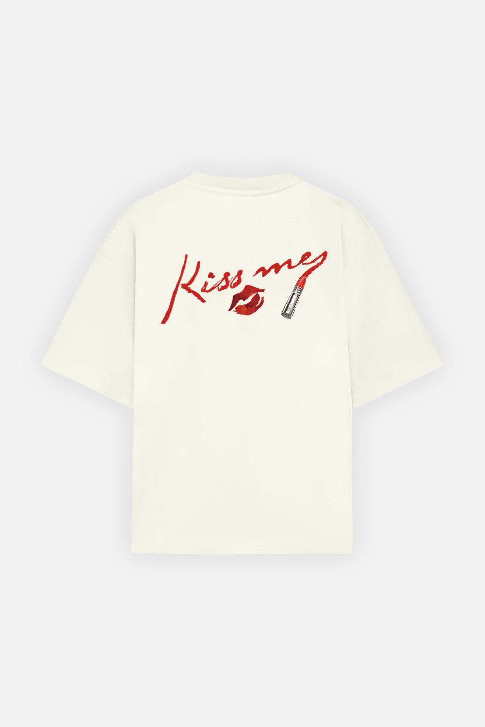 Kiss Me Tee Ivory