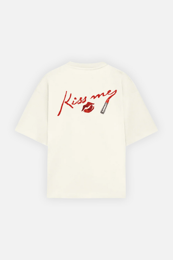 Kiss Me Tee Ivory