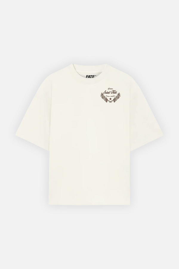 Drink Champagne Tee Ivory