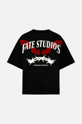 Laurels & Spikes Tee Black