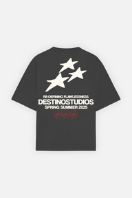 Triple Star Tee Oxford Grey