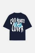 Cold Hearts Tee Navy Blue