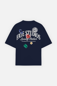 Gems Tee Navy Blue
