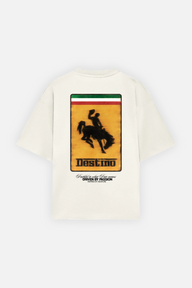 Racing Cowboy Tee Ivory