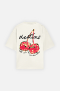 Dice Cherry Tee Ivory