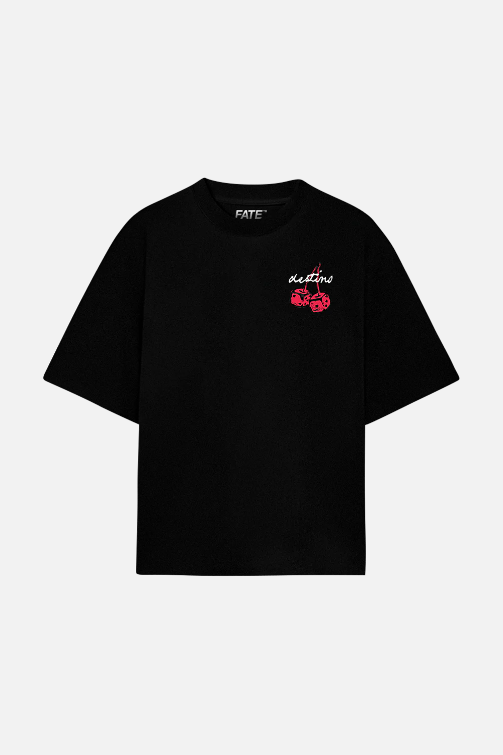 Dice Cherry Tee Black