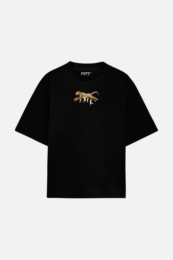 Cheetah Tee Black