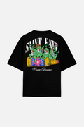 Drunk Frogs Tee Black