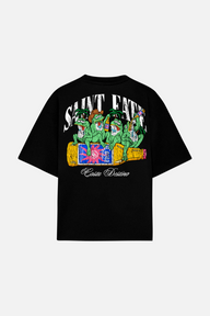 Drunk Frogs Tee Black