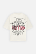 Long Horns Tee Ivory