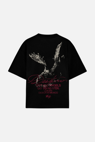 Not All Angels Tee Black