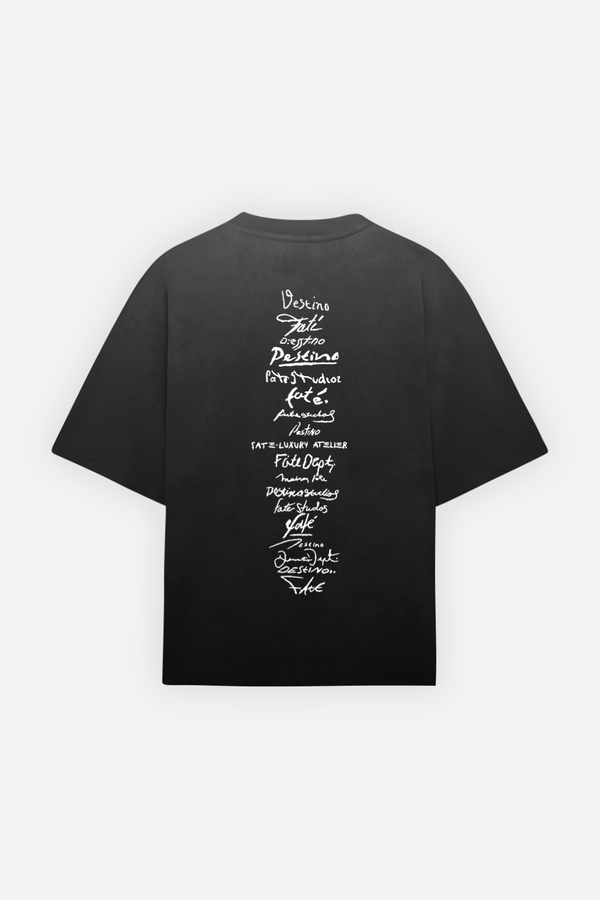 Signatures Tee Faded Black
