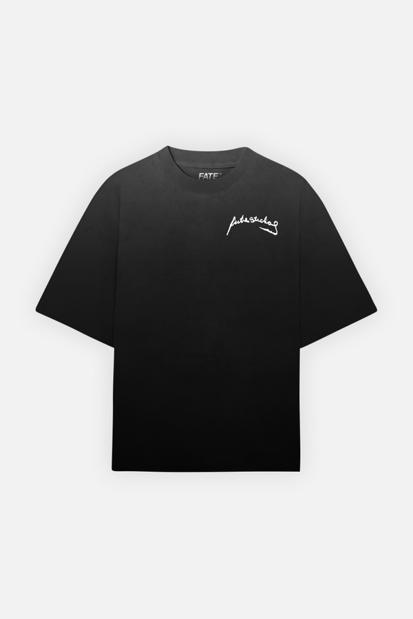 Signatures Tee Faded Black