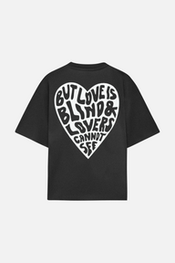 Love is Blind Tee Oxford Grey