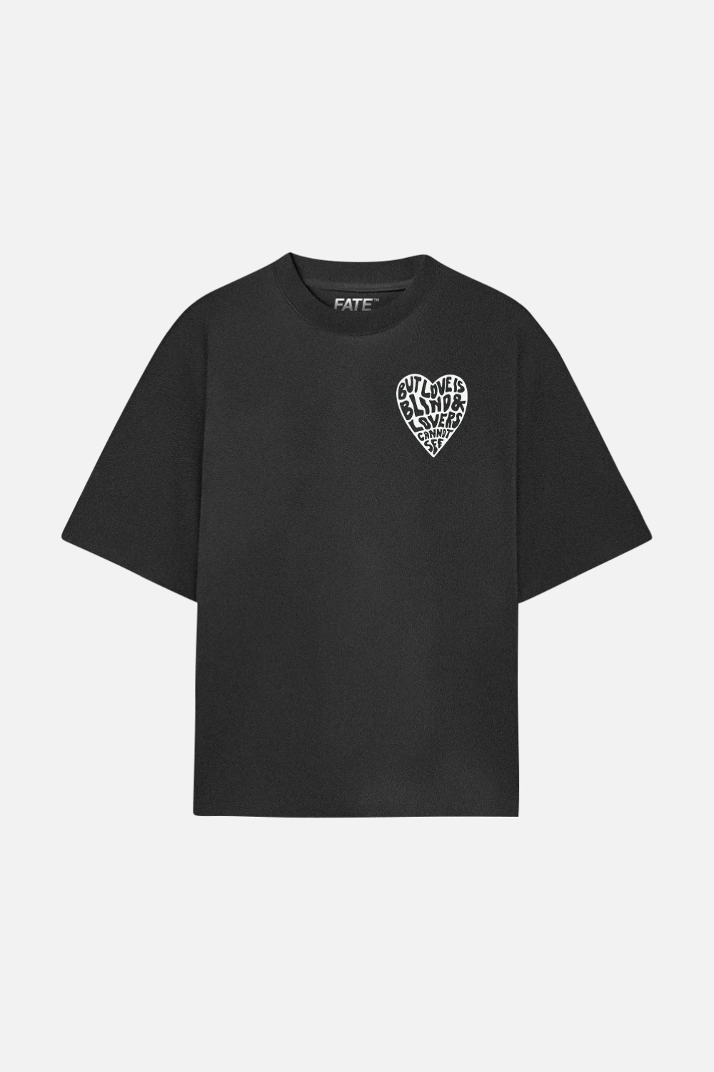 Love is Blind Tee Oxford Grey