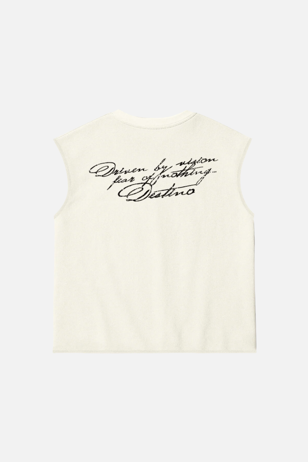 Fear of Nothing Tank Top Ivory