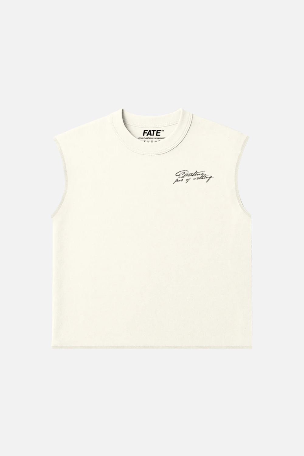 Fear of Nothing Tank Top Ivory